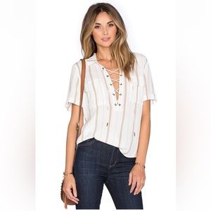 L’Academie Los Angeles Safari Blouse | Size S